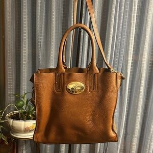 Roberto Cavalli Brown Tote Bag